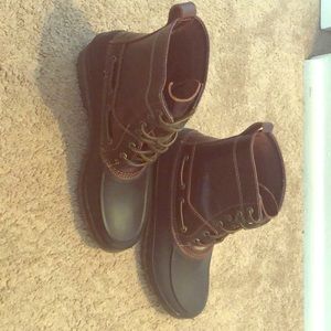 Sperry cold weather boots. Never worn outside